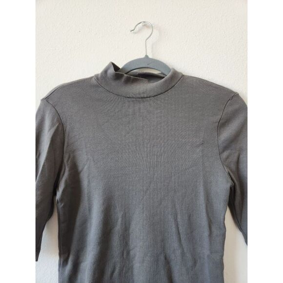 Michael Stars Helena Shine Mock Neck‎ Tee | Size M - Picture 5 of 9